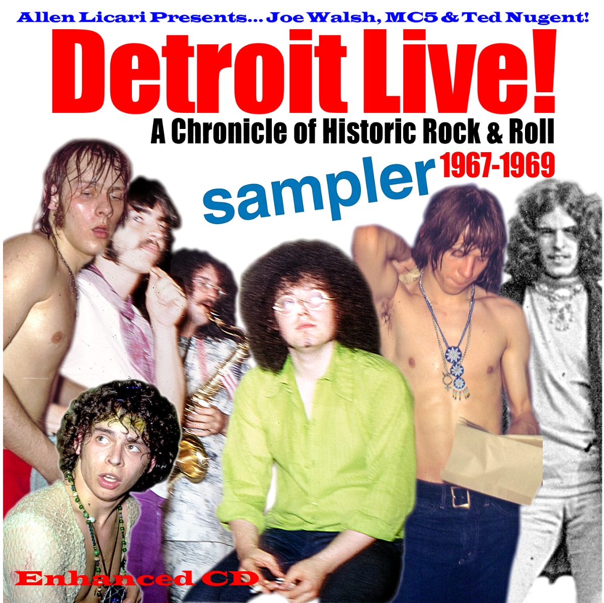 Detroit Live! MC5 sampler cover